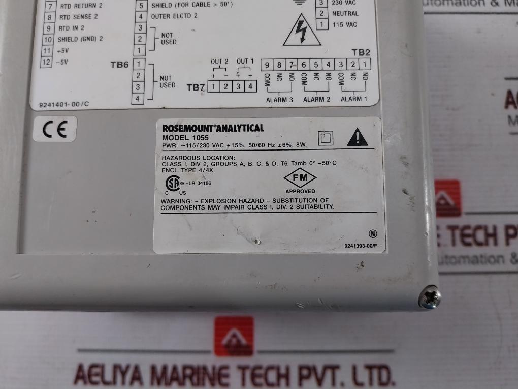 Rosemount 1055-01-10-20-32 Solu Comp Ii Ph/Contacting Conductivity Meter 1055