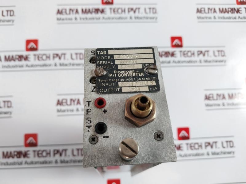 Rosemount 1133C6E2N P/I Converter 0-10 Mws 4-20 Ma 12-55 Vdc