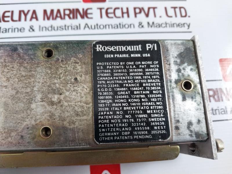 Rosemount 1133C6E2N P/I Converter 0-10 Mws 4-20 Ma 12-55 Vdc