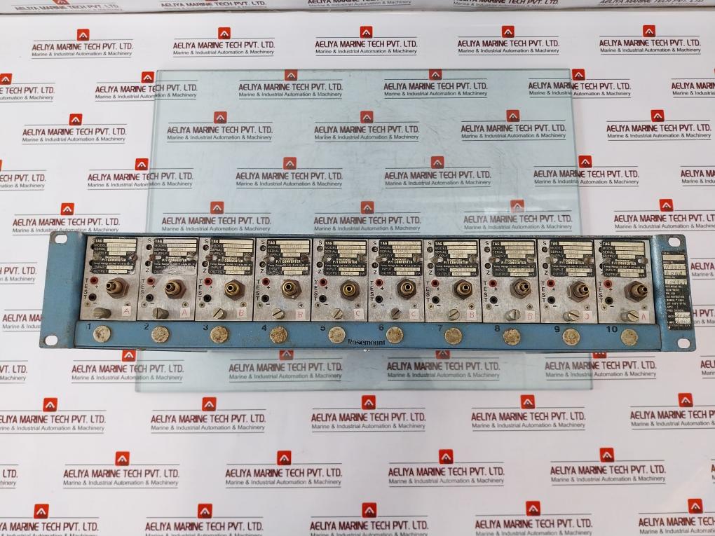 Rosemount 1133C6E2N P/I Converter 12-55Vdc 0-15 Mws 4-20Ma 50/60 Hz Rev A