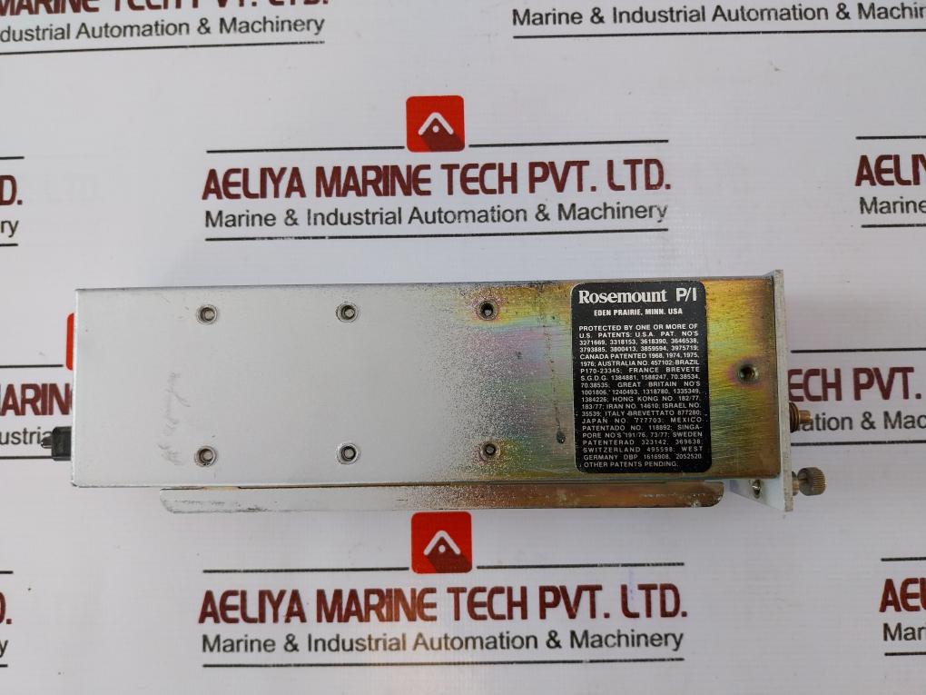 Rosemount 1133C6E2N P/I Converter 12-55Vdc 0-15 Mws 4-20Ma 50/60 Hz Rev A