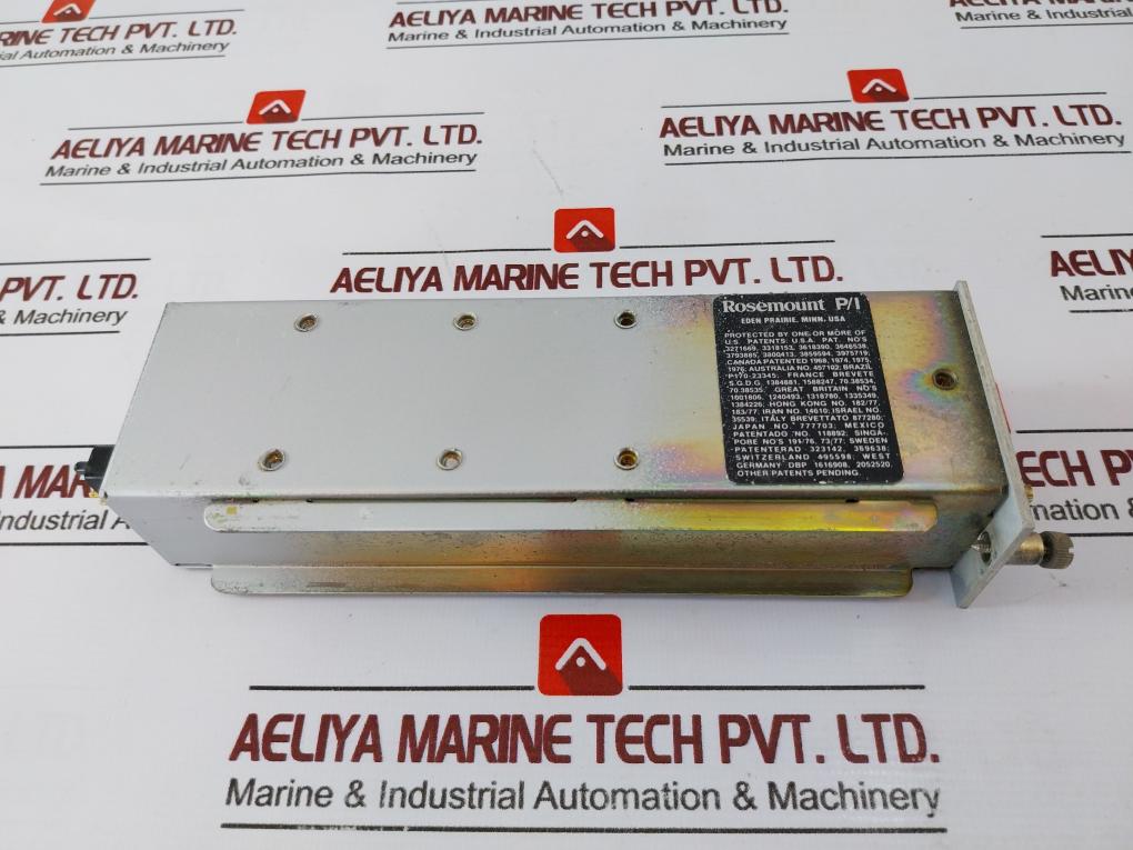 Rosemount 1133C6E2N P/I Converter 12-55Vdc 0-15 Mws 4-20Ma 50/60 Hz Rev A