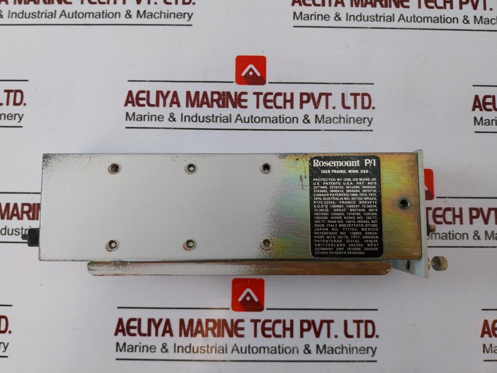 Rosemount 1133C6E2N P/I Converter 12-55Vdc 0-15 Mws 4-20Ma 50/60 Hz Rev A