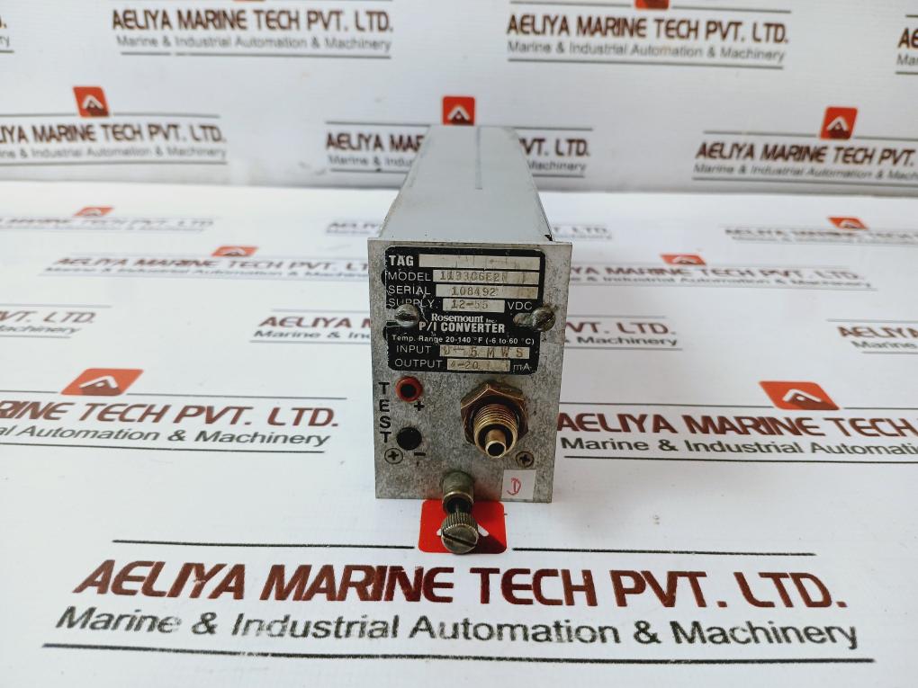 Rosemount 1133r1a0n0,1133c6e2n(P/i Converter),rme-pr23(Pressure Transducer) Rack