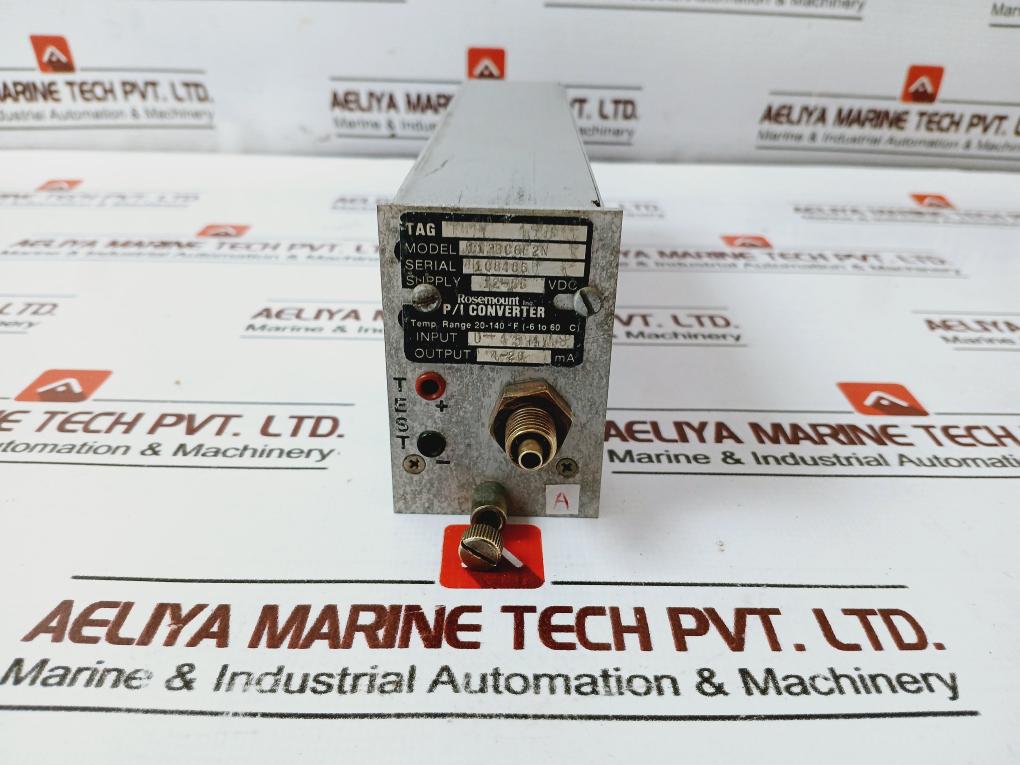 Rosemount 1133r1a0n0,1133c6e2n(P/i Converter),rme-pr23(Pressure Transducer) Rack