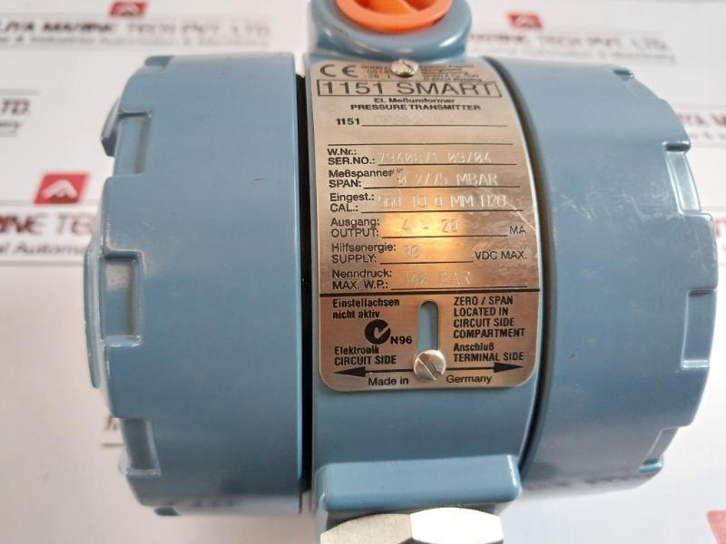 Rosemount 1151 Dp3S22I1L4 Pressure Transmitter, 4-20Ma Output