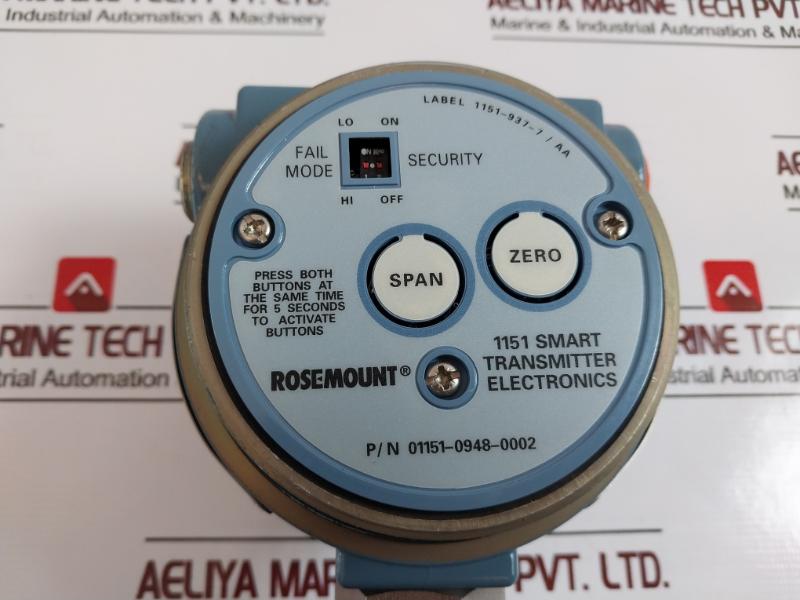 Rosemount 1151 Dp3S22I1L4 Pressure Transmitter, 4-20Ma Output