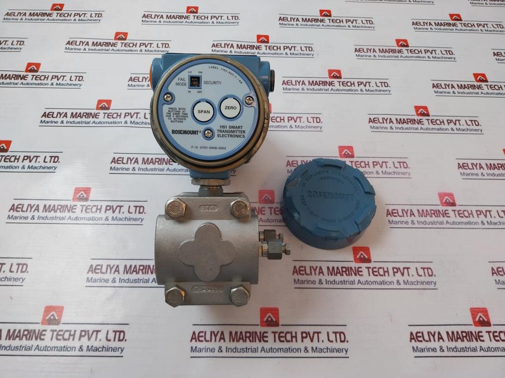 Rosemount 1151 Dp3S22M4B1Dfq4 Pressure Transmitter 01151-0948-0002