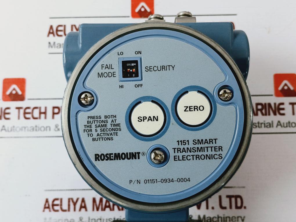 Rosemount 1151 Dp4s22na Smart Pressure Transmitter Electronics 12-45 Vdc