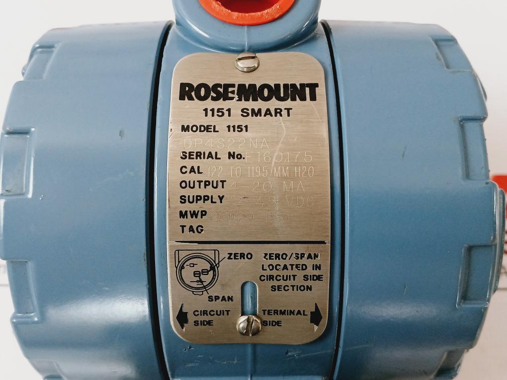 Rosemount 1151 Dp4s22na Smart Pressure Transmitter Electronics 12-45 Vdc