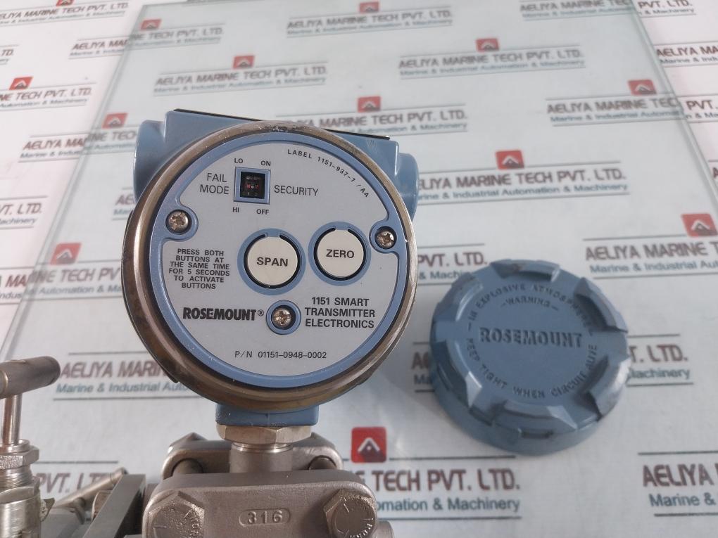 Rosemount 1151 Dp5S22M4B1Dfq4 Pressure Transmitter 01151-0948-0002