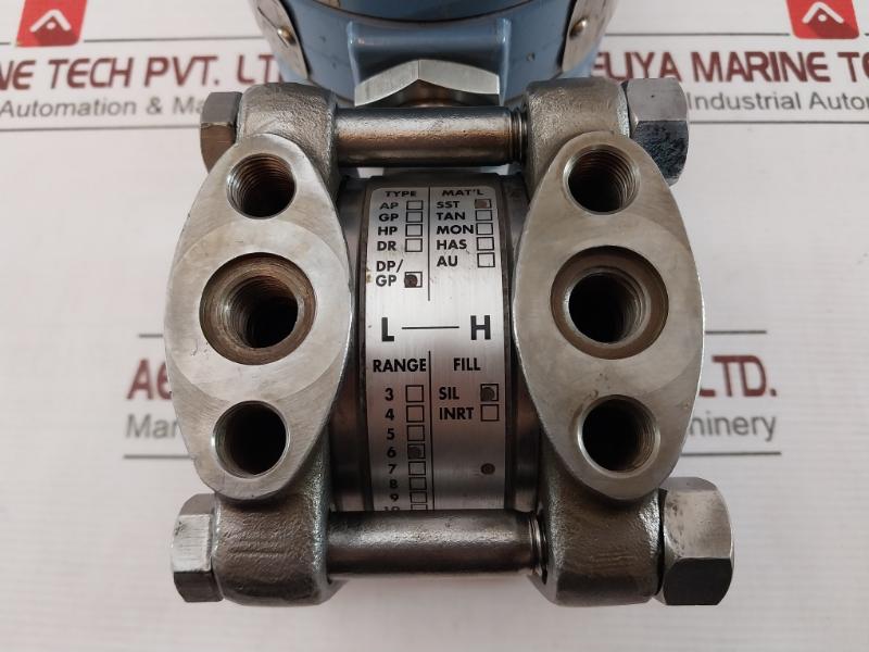 Rosemount 115 1Dp6E12B2 Pressure Transmitter Gp Rev: L 45Vdc 2000 Psi 4-20 Ma