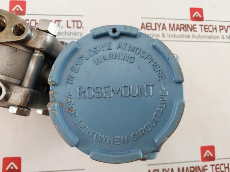 Rosemount 115 1Dp6E12B2 Pressure Transmitter Gp Rev: L 45Vdc 2000 Psi 4-20 Ma