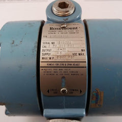 Rosemount 115 1Dp6E12B2 Pressure Transmitter Gp Rev: L 45Vdc 2000 Psi 4-20 Ma