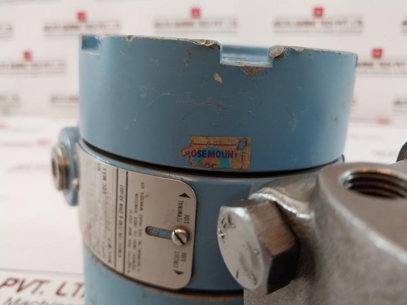 Rosemount 115 1Dp6E12B2 Pressure Transmitter Gp Rev: L 45Vdc 2000 Psi 4-20 Ma