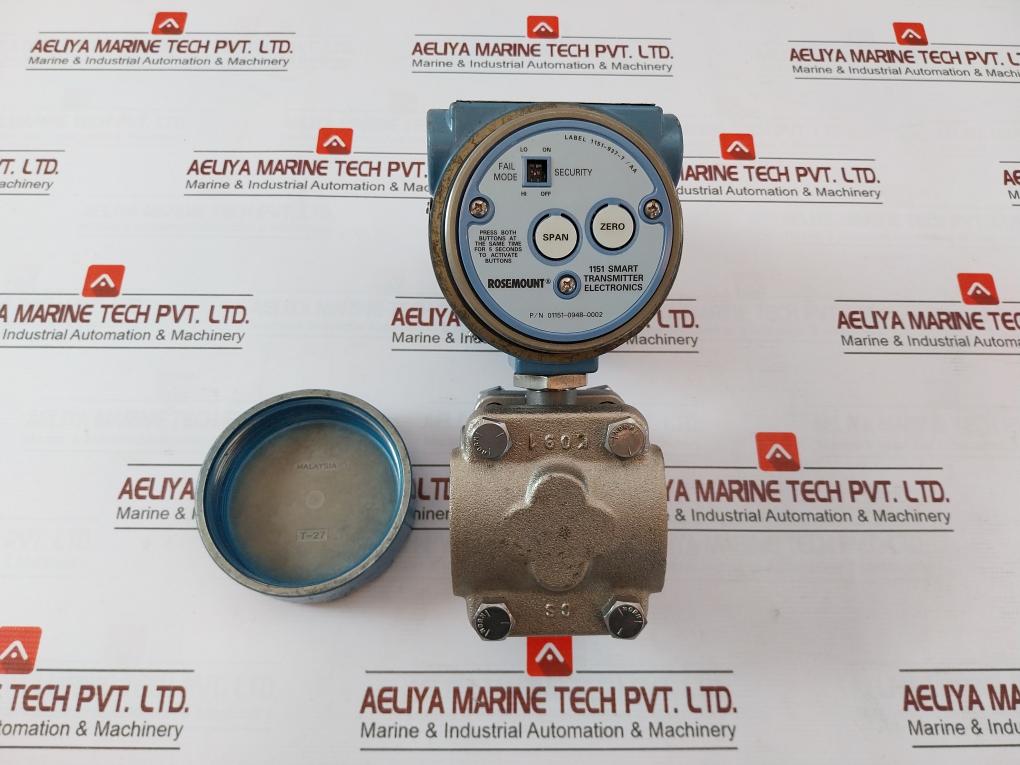 Rosemount 1151 Gp7S22M7B1Q4 Pressure Transmitter Rev Bk 300 Psi 90067-0514-0048