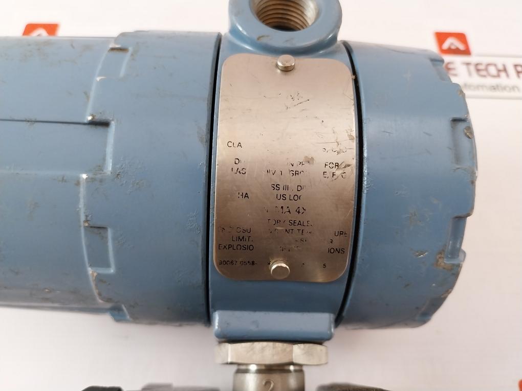 Rosemount 1151 Gp7S22M7B1Q4 Pressure Transmitter Rev Bk 300 Psi 90067-0514-0048