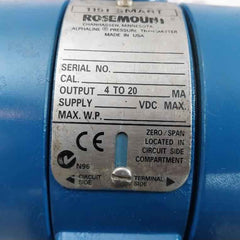 Rosemount 1151Gp7S22S1M7B104 Alphaline Pressure Transmitter Synchronous Motor