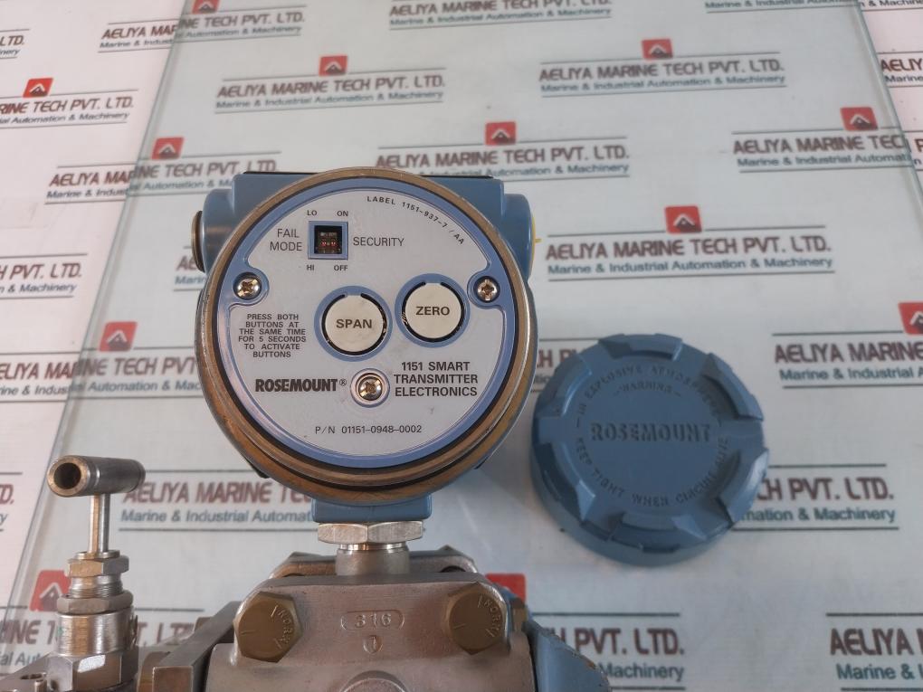 Rosemount 1151 Smart Pressure Transmitter 01151-0948-0002 6000psi