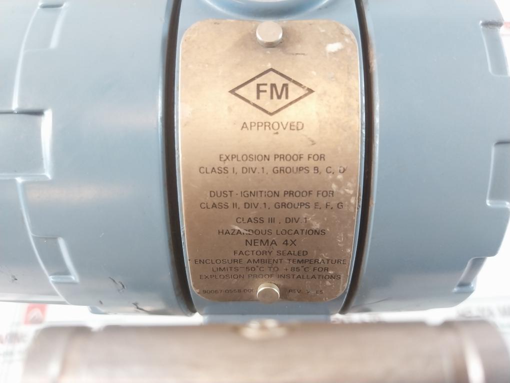 Rosemount 1151 Smart Pressure Transmitter 01151-0948-0002 6000psi
