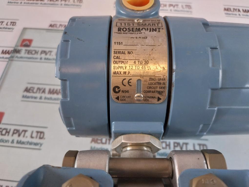 Rosemount 1151 Smart Pressure Transmitter 01151-0948-0002