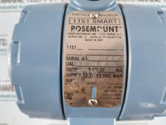 Rosemount 1151 Smart Pressure Transmitter 12 To 45 Vdc