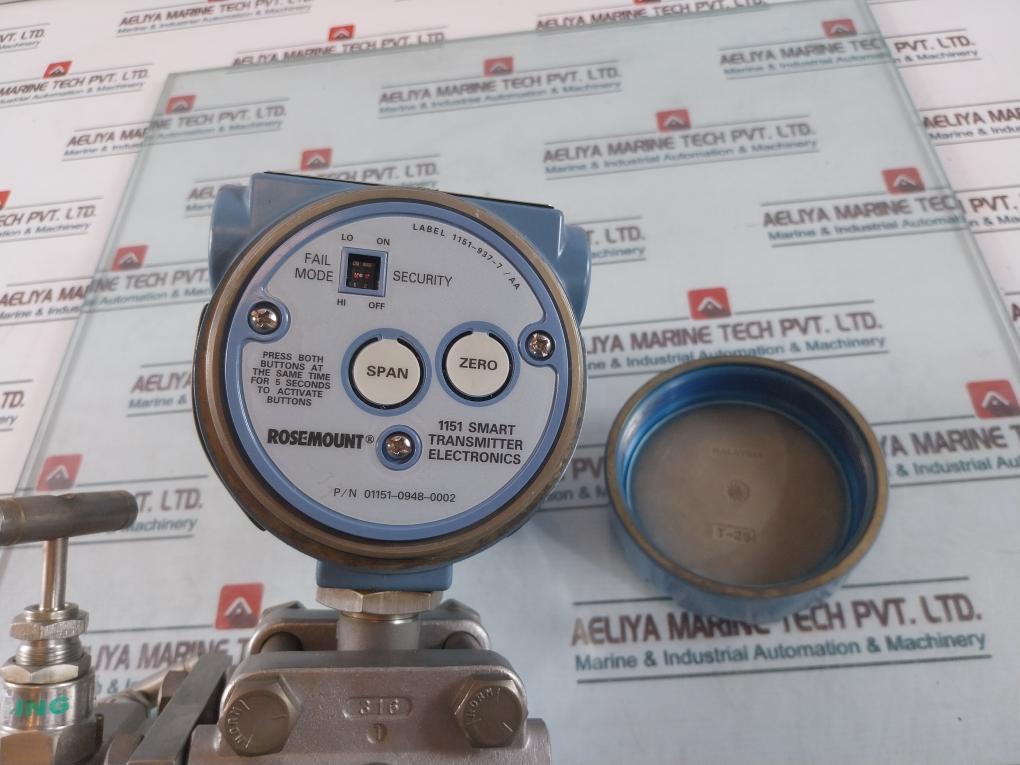 Rosemount 1151 Smart Pressure Transmitter 12 To 45 Vdc