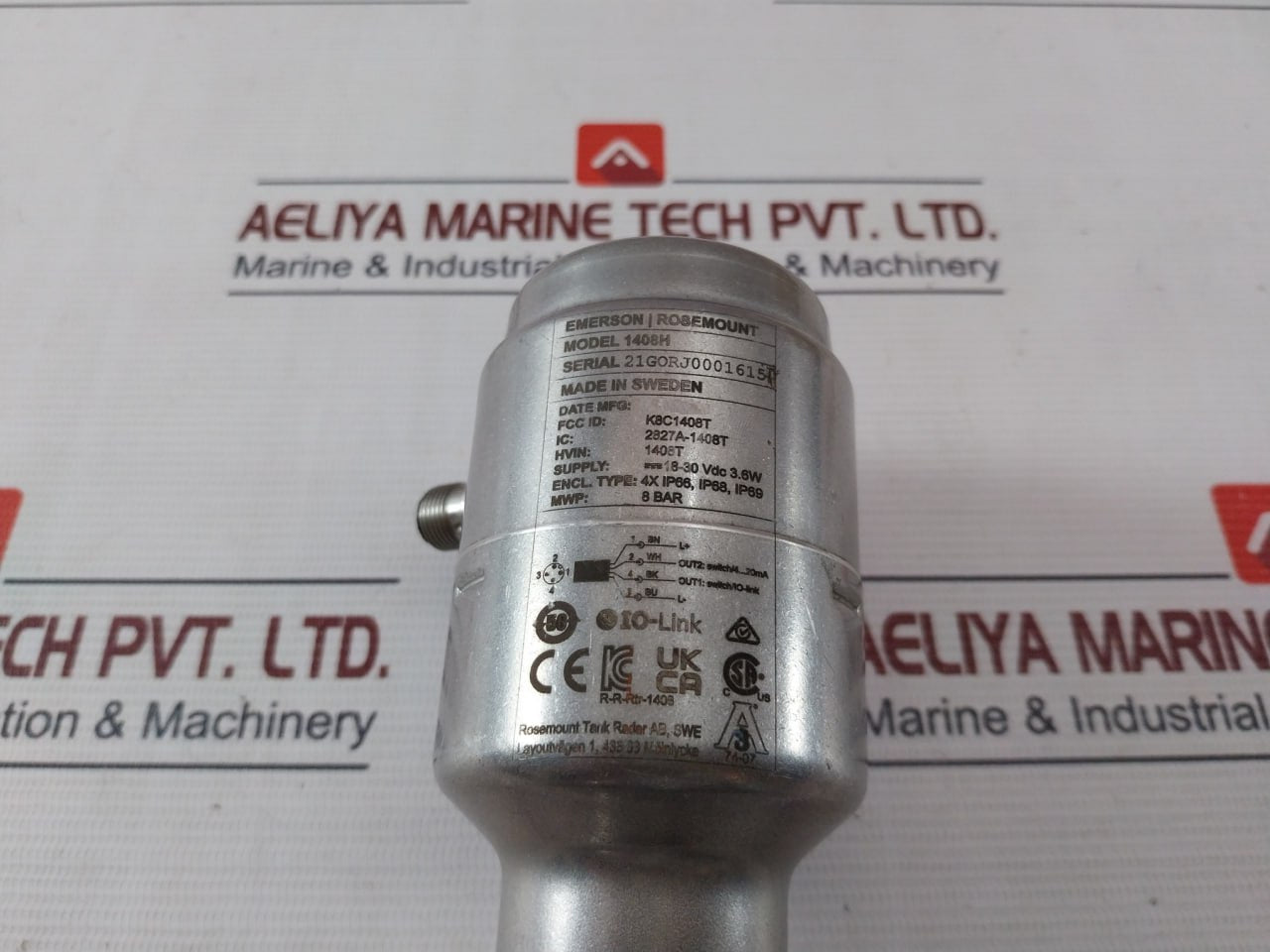 Rosemount 1408H Radar Level Transmitter 18-30Vdc 3.6W