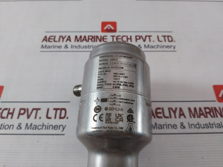 Rosemount 1408H Radar Level Transmitter 18-30Vdc 3.6W