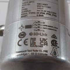 Rosemount 1408H Radar Level Transmitter 18-30Vdc 3.6W