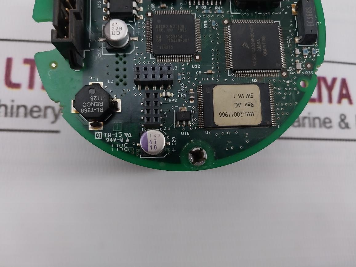 Rosemount 20006854 Printed Circuit Board Mmi-20008986 Rev: Ca 94V