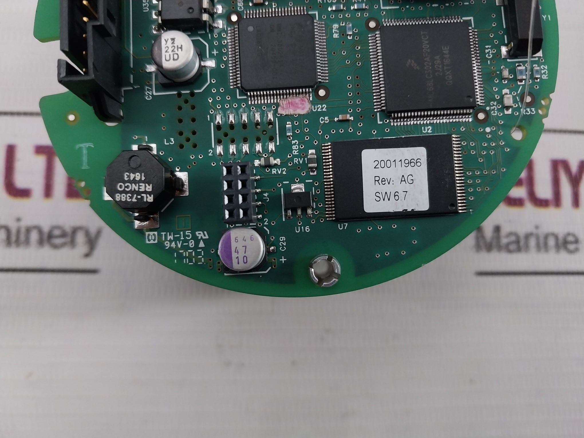 Rosemount 20006854 Printed Circuit Board Module Mmi-20008986 Rev: Ca 94V-0