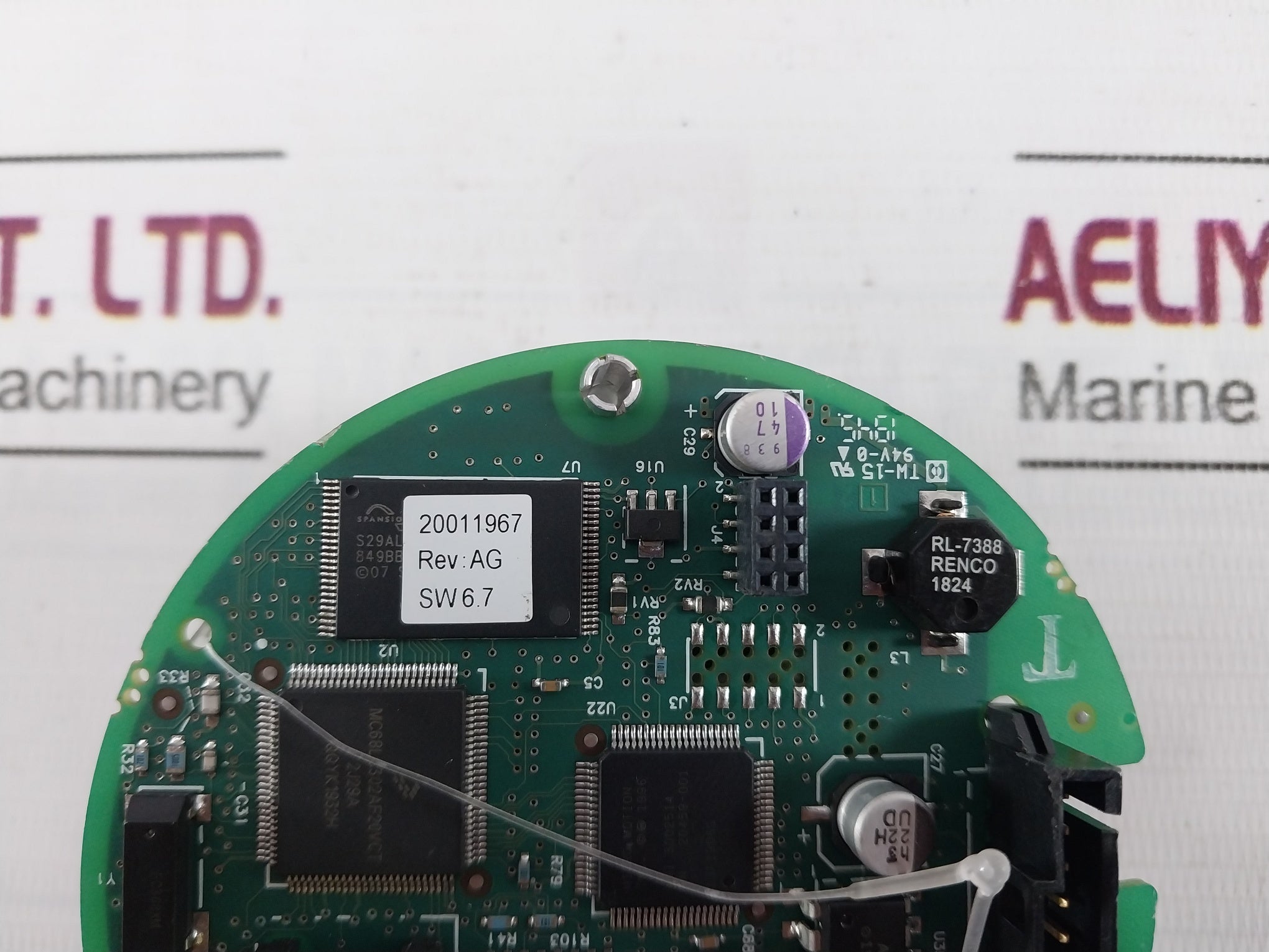 Rosemount 20006854 Printed Circuit Board Rev C 94V-0 Mmi-20008986