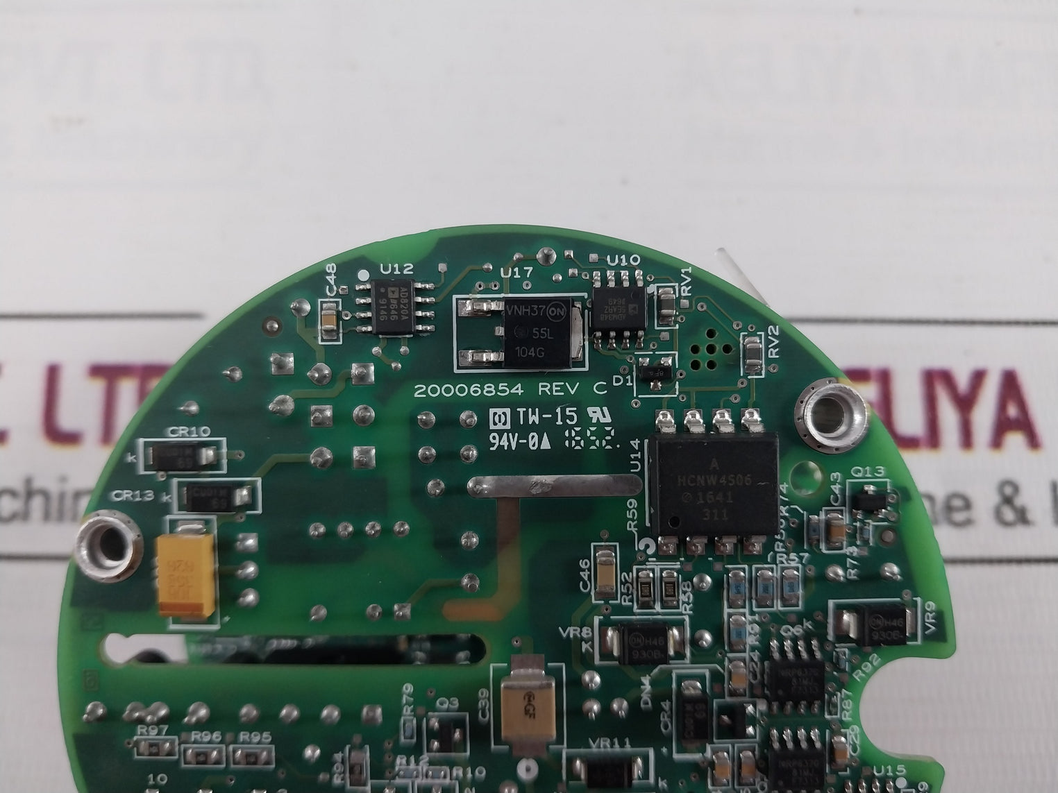 Rosemount 20006854 Printed Circuit Board Rev C 94V-0 Mmi-20008986