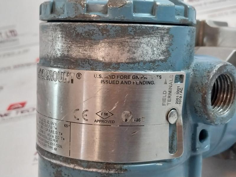 Rosemount 2051Cd2A02A1Ah2B1K5M5D404 Pressure Transmitter 3626Psi/250Bar R110324