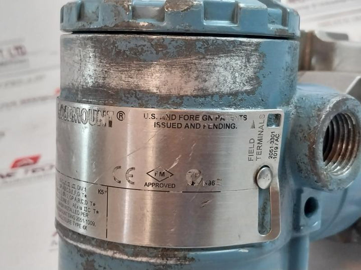 Rosemount 2051Cd2A02A1Ah2B1K5M5D404 Pressure Transmitter 3626Psi/250Bar R110324