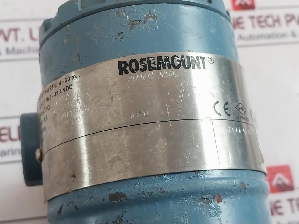 Rosemount 2051Cd2A22A1Ab4M5D4Q4 Pressure Transmitter 3626Psi/250Bar