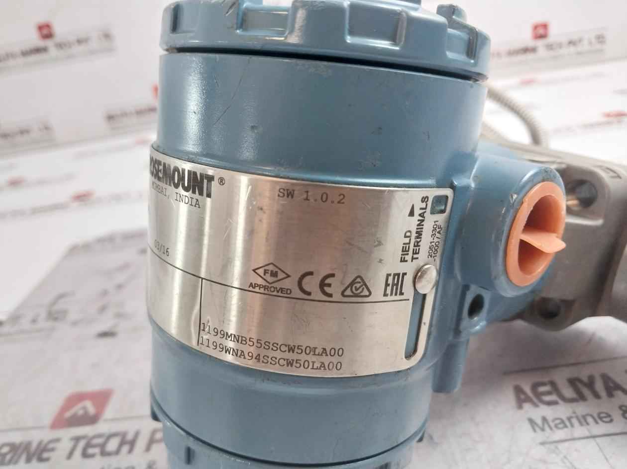 Rosemount 2051Cd2A22A1As2M5D4Q4 Hart Pressure Transmitter 4-20Ma 10.5-42.4V Dc