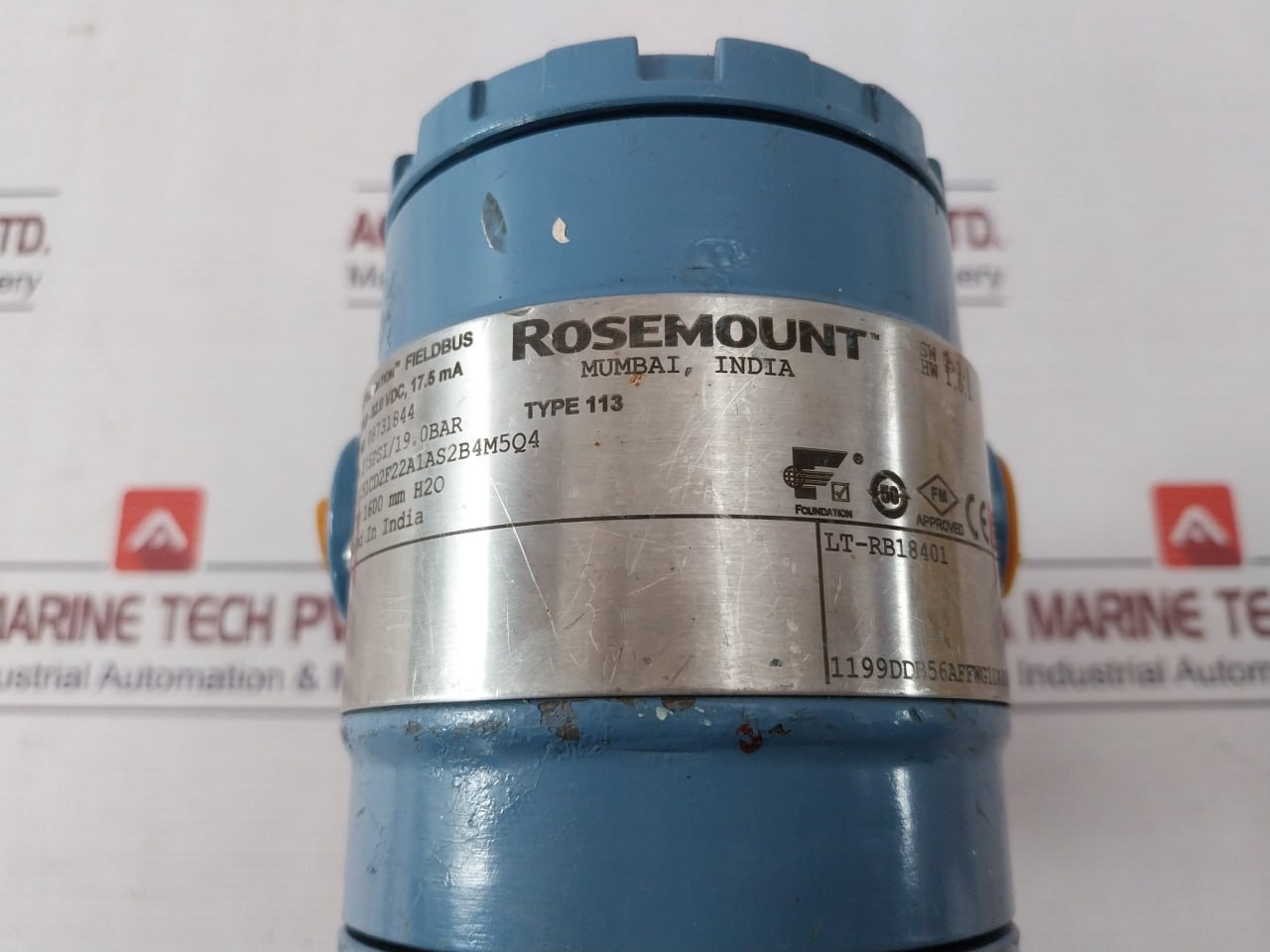 Rosemount 2051Cd2F22A1As2B4M5Q4 Output Foundation Fieldbus Pressure Transmitter