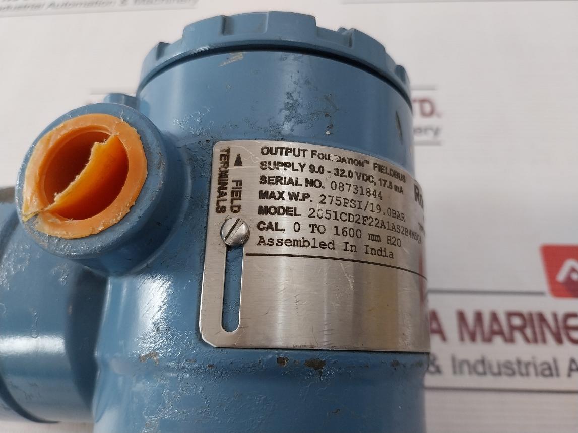Rosemount 2051Cd2F22A1As2B4M5Q4 Output Foundation Fieldbus Pressure Transmitter