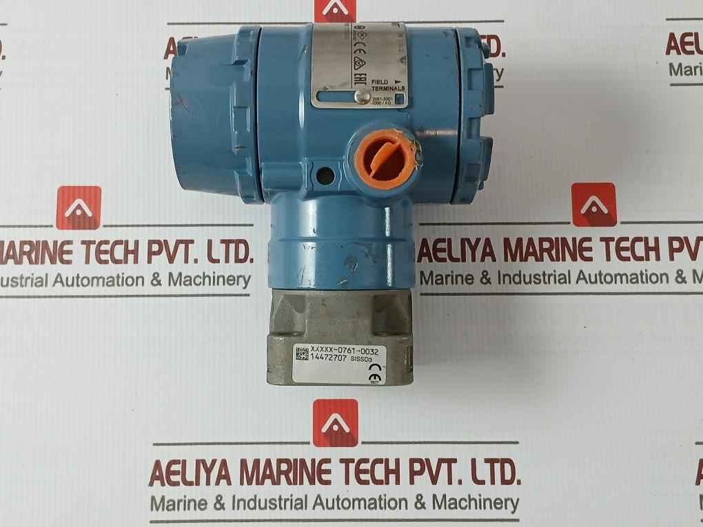 Rosemount 2051cd3a22a1ab4m5d4q4 Hart Pressure Transmitter 4–20 Ma 10.5–42.4 Vdc