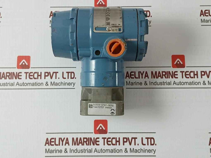 Rosemount 2051cd3a22a1ab4m5d4q4 Hart Pressure Transmitter 4–20 Ma 10.5–42.4 Vdc