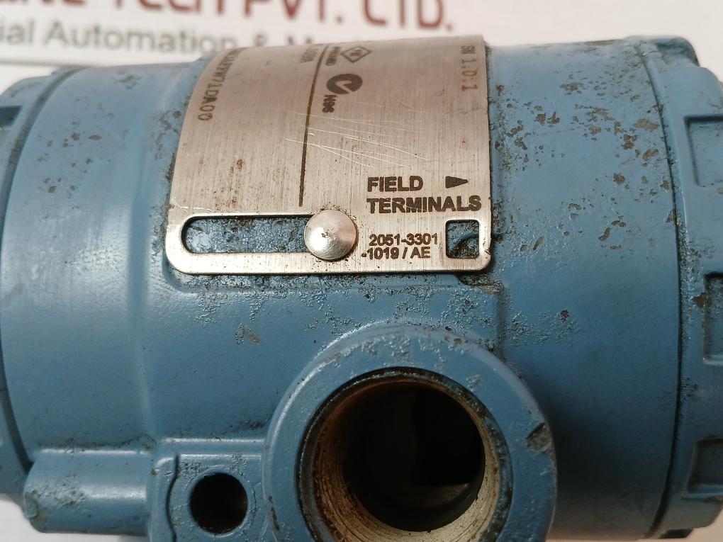 Rosemount 2051Cd3A22A1As1D4K5M5Q4Df Hart Pressure Transmitter 4-20Ma 1.0.1