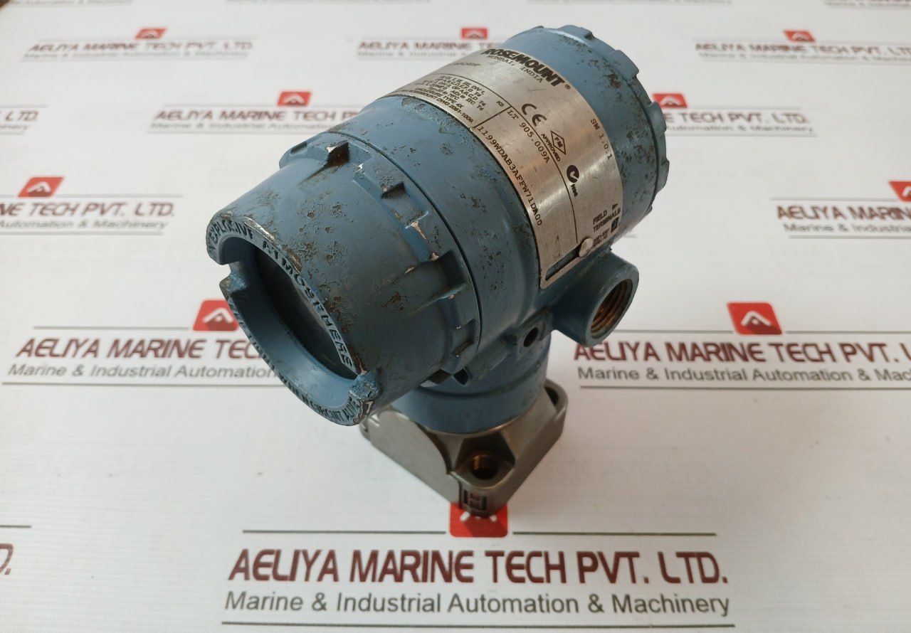 Rosemount 2051Cd3A22A1As1D4K5M5Q4Df Hart Pressure Transmitter 4-20Ma 1.0.1