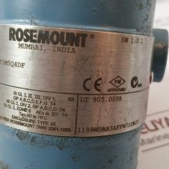 Rosemount 2051Cd3A22A1As1D4K5M5Q4Df Hart Pressure Transmitter 4-20Ma 1.0.1