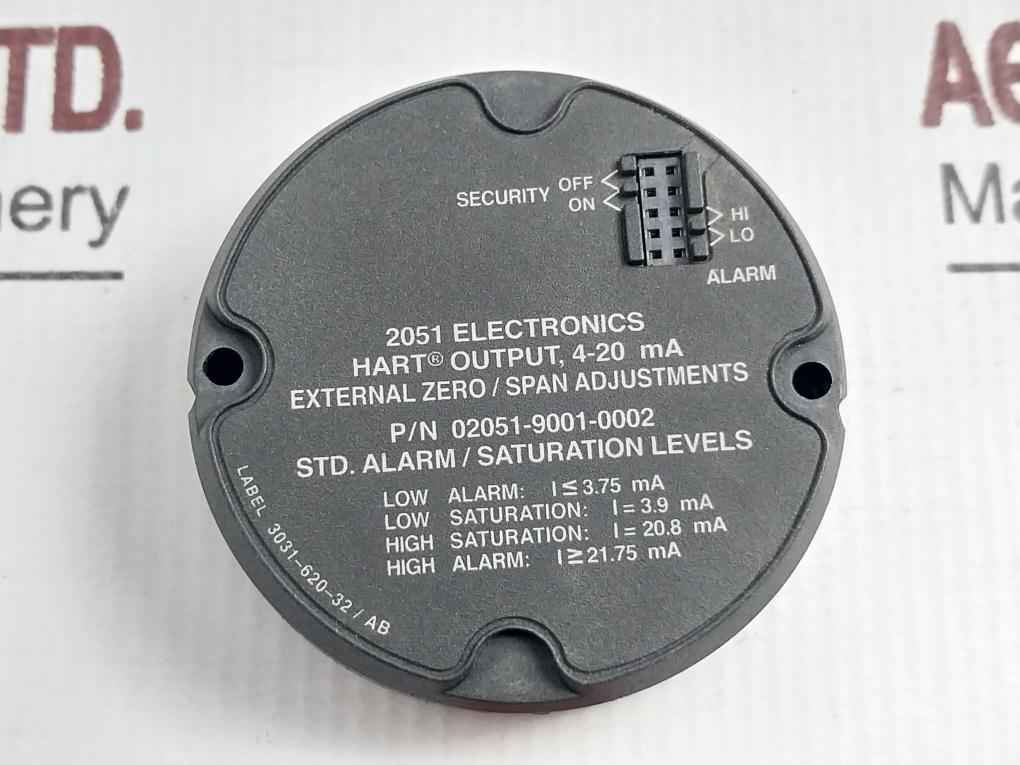 Rosemount 2051 Electronics Pressure Transmitter Display Pcb Module I 3.75 Ma