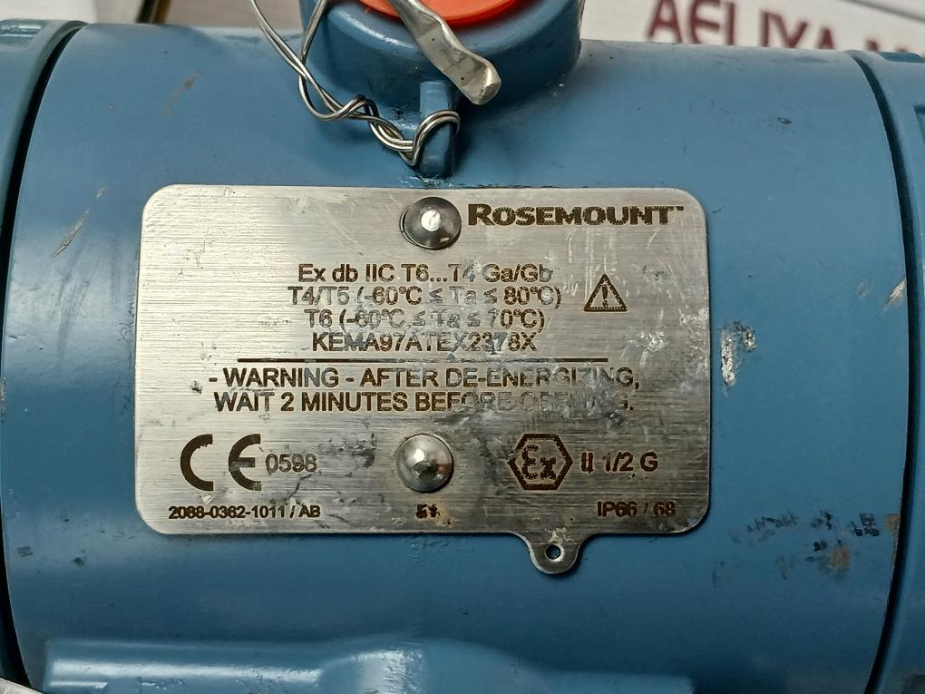 Rosemount 2051Gp2A2B21As1E1Q4Q8D4M5Qt Hart Pressure Transmitter 150Psi/10.3 Bar
