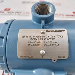 Rosemount 2051Gp2A2C21Ab4I7Q4Q8D4M5 Hart Pressure Transmitter 4-20Ma Ip66/68