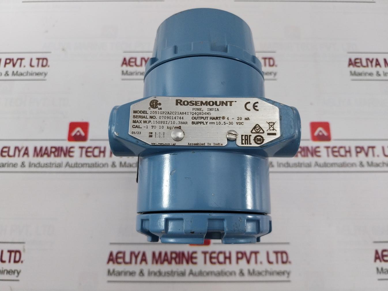 Rosemount 2051Gp2A2C21Ab4I7Q4Q8D4M5 Hart Pressure Transmitter 4-20Ma Ip66/68