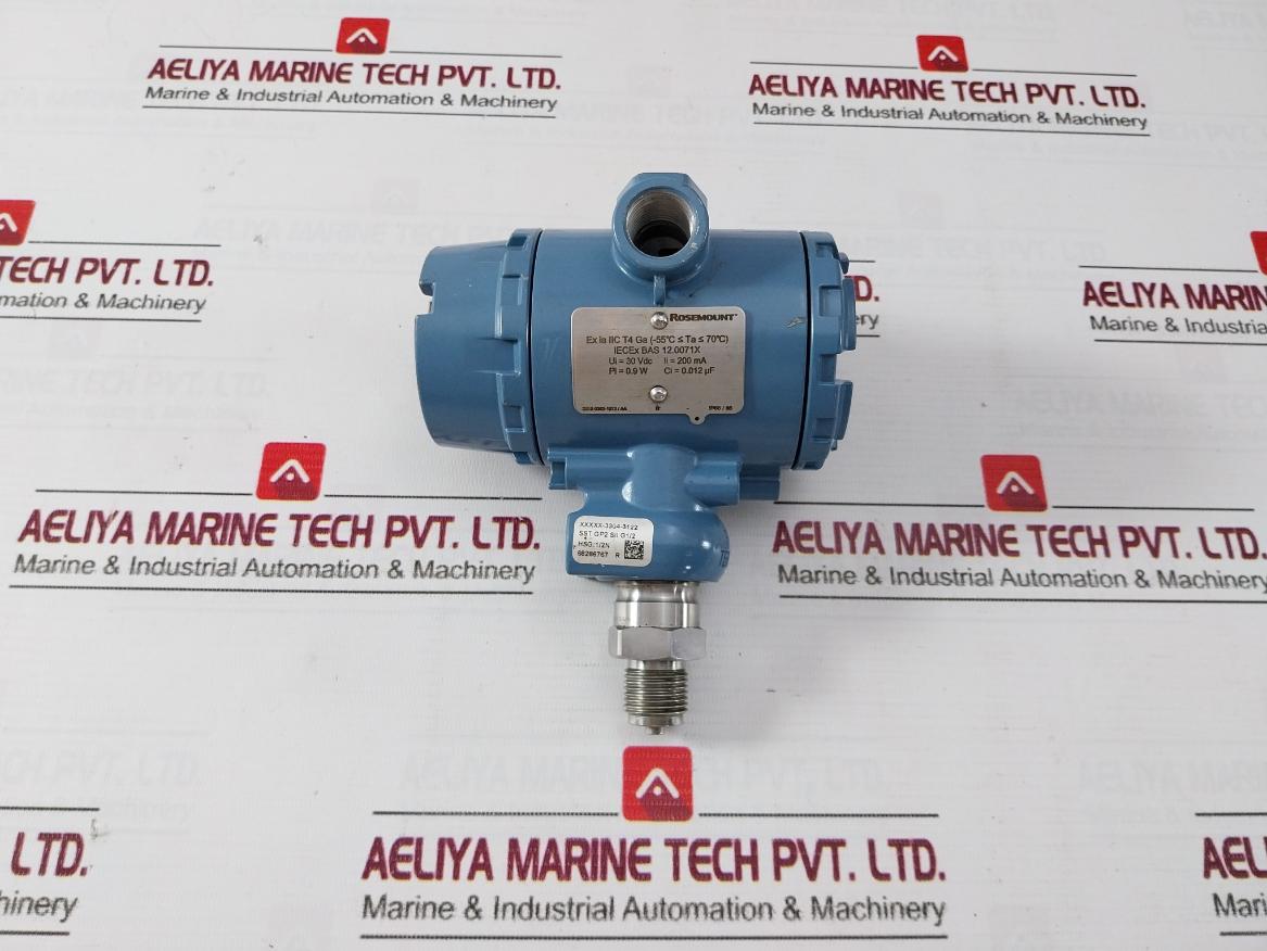 Rosemount 2051Gp2A2C21Ab4I7Q4Q8D4M5 Hart Pressure Transmitter 4-20Ma Ip66/68